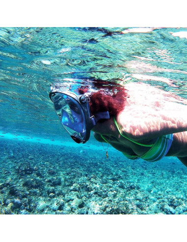 Maska do nurkowania snorkelingu junior best sporting