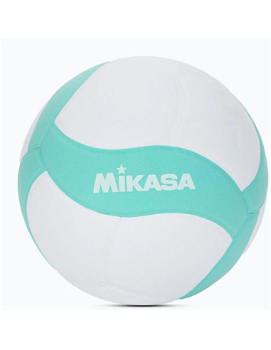 Piłka siatkowa mikasa vs210w kids mini r.4 210g biało/zielona