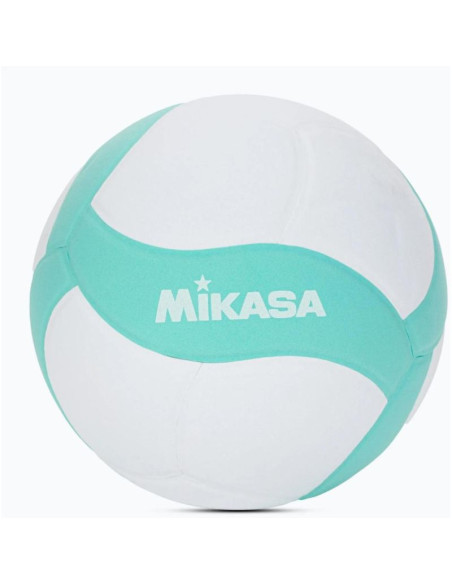 Piłka siatkowa mikasa vs210w kids mini r.4 210g biało/zielona