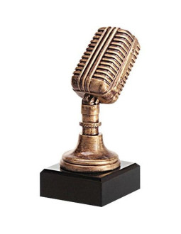 Figurka odlewana - mikrofon  rfst2079/br