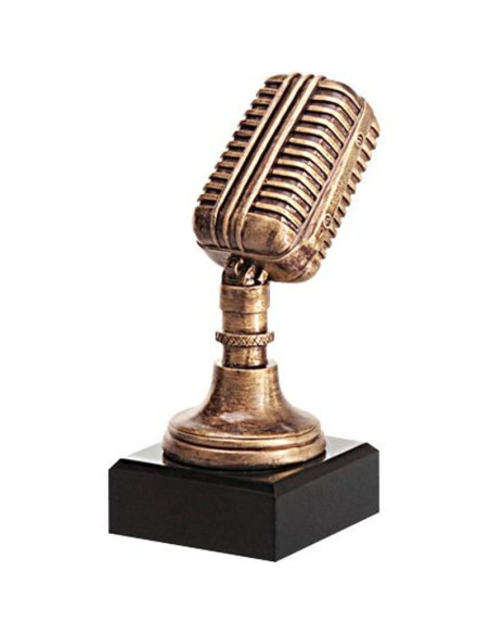 Figurka odlewana - mikrofon  rfst2079/br