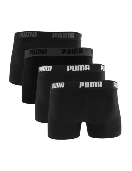 Bokserki męskie puma basic 4pak czarne 938198 01