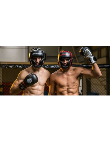 Kask bokserski m - phantom white