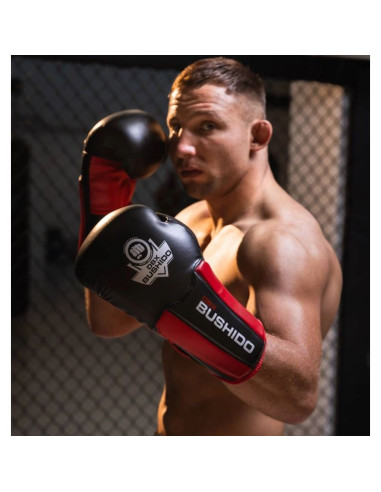 Rękawice bokserskie 12oz - phantom red - valor series