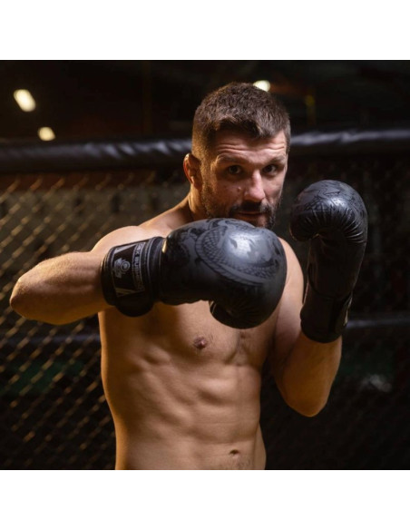 Rękawice bokserskie 8oz - black dragon - valor series