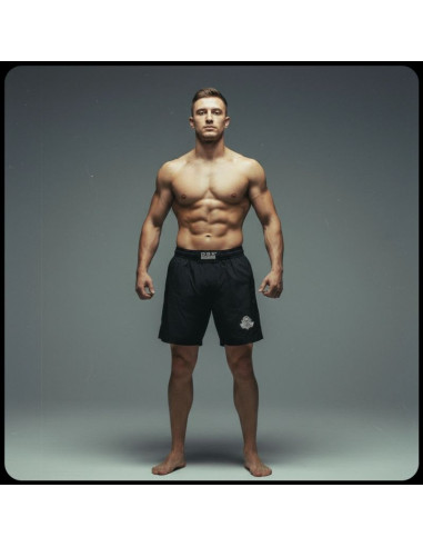 Spodenki shorty mma czarne dbx bushido