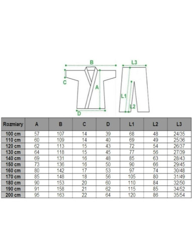 Kimono karate masters 8 oz - 100 cm new