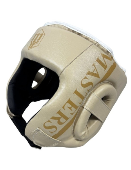 Kask bokserski masters ktop-pu-matt beżowy