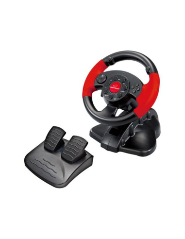 Kierownica z wibracjami esperanza high octane eg103 (pc, ps2, ps3  kolor czarny)
