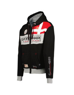 Bluza rozpinana męska geographical norway flyer danemark db men 100 czarna (wu8426h/gno/black) 2