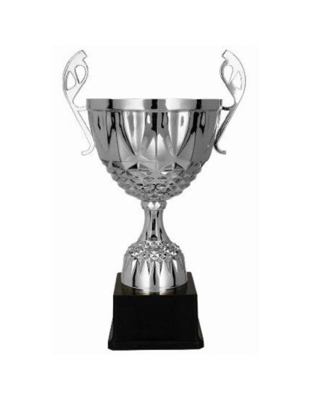 Puchar metalowy srebrny mufas