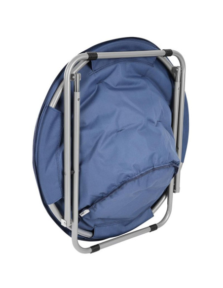 Fotel campingowy moon 82x68x79cm granatowy enero camp