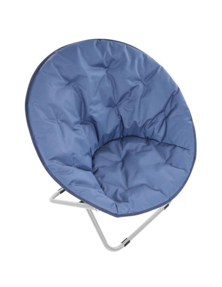 Fotel campingowy moon 82x68x79cm granatowy enero camp