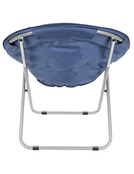 Fotel campingowy moon 82x68x79cm granatowy enero camp