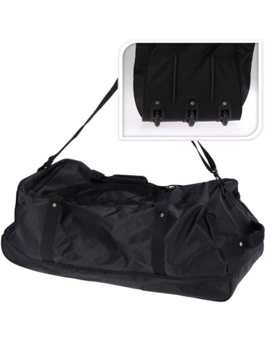 Torba sportowa podróżna z kółkami proworld czarna