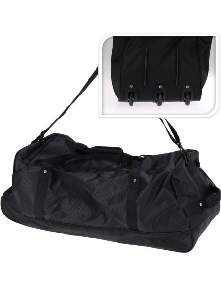 Torba sportowa podróżna z kółkami proworld czarna