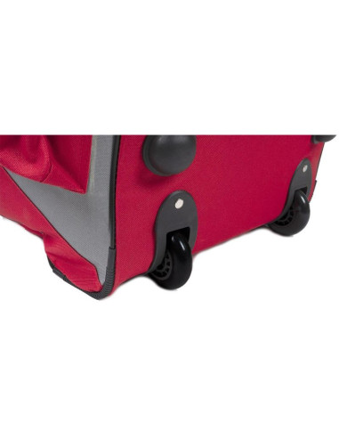 Torba sportowa podróżna z kółkami slazenger czerwona