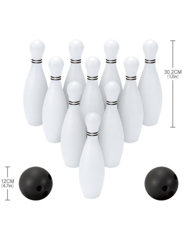 Zestaw sportowy do gry w kręgle bowling play set 30cm