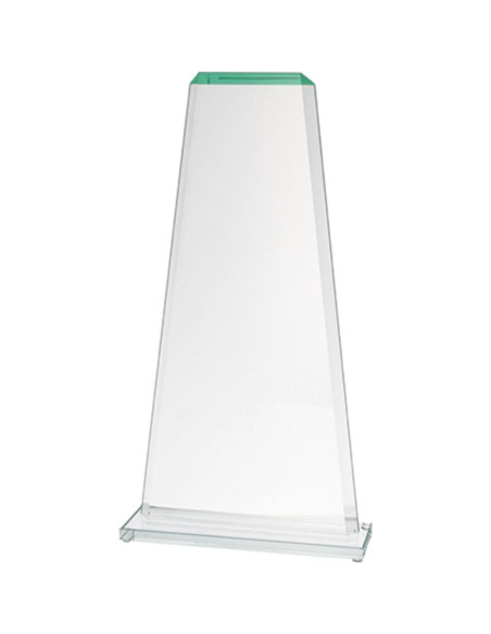 Trofeum szklane z rozklejoną podstawą