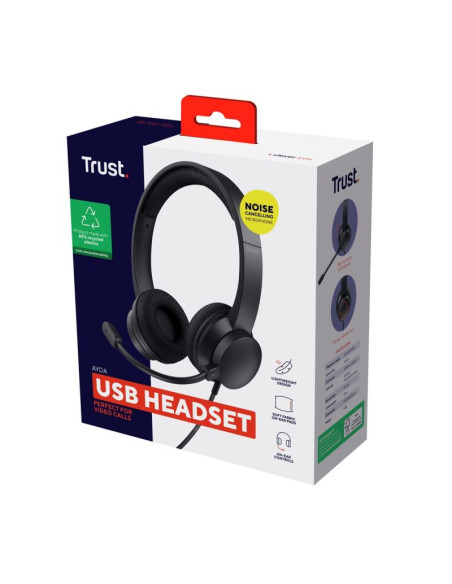 Słuchawki trust ayda usb-enc