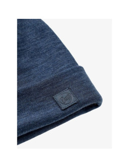 Czapka buff merino heavyweight beanie solid indigo 2