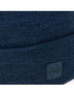 Czapka buff merino heavyweight beanie solid night blue 2