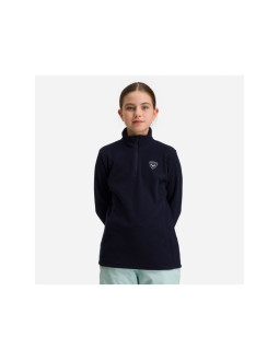 Bluza rossignol girl 1/2 zip fleece granatowy