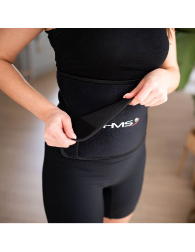 Zestaw hula hop magnetyczny black/gold hhm13 z licznikiem hms + pas wyszczupłający br163 black