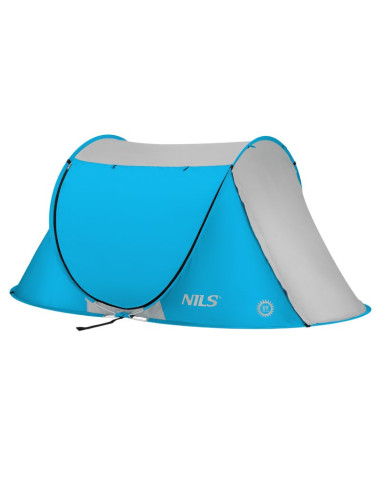 Nc3043 niebieski namiot plażowy samorozkładający nils