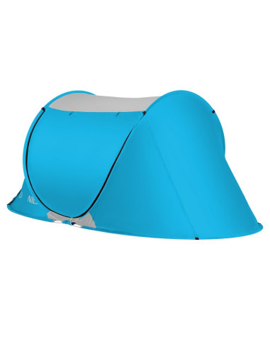 Nc3043 niebieski namiot plażowy samorozkładający nils