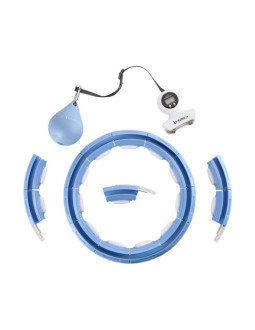 Hula hop hms hhm15 z magnesem i obciążeniem niebieski + licznik 2