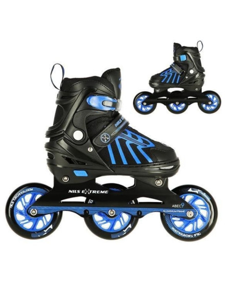 Łyżworolki nils extreme na18812 a ciemno niebieskie rozm. s (29-33)