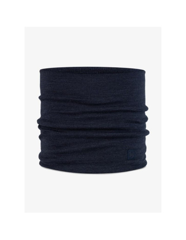 Bandana buff merino heavyweight neck warmer solid indigo