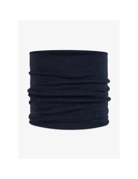 Bandana buff merino heavyweight neck warmer solid indigo