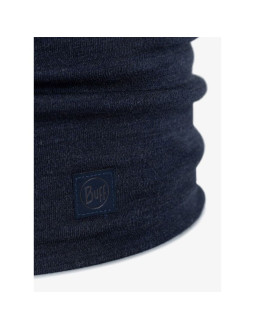 Bandana buff merino heavyweight neck warmer solid indigo 2