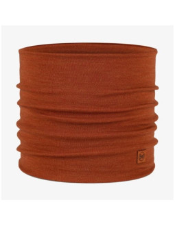 Bandana buff merino heavyweight neck warmer solid cinnamon 2