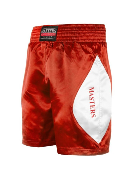 Spodenki bokserskie masters sbox-mfe czerwone xs