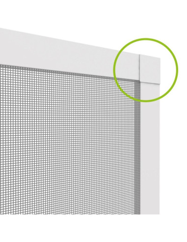 Moskitiera okno alu 100x120 brąz plus