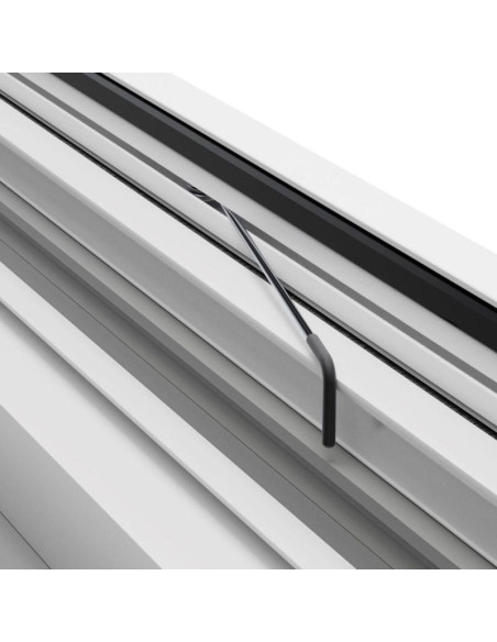 Moskitiera okno alu 100x120 brąz plus