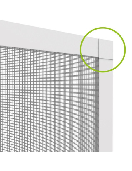 Moskitiera okno alu 100x120 brąz plus