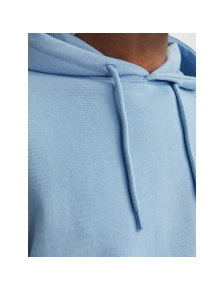 Jack&jones męska bluza z kapturem jjestar basic sweat hood noos 12257852 chambray blue