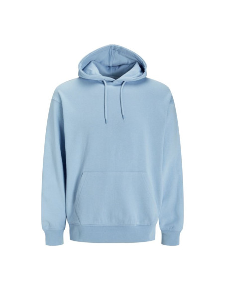 Jack&jones męska bluza z kapturem jjestar basic sweat hood noos 12257852 chambray blue