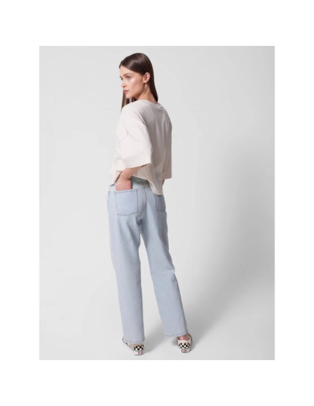 Jeansy straight z prostymi nogawkami damskie outhorn