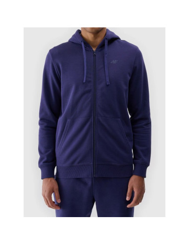 Bluza dresowa rozpinana z kapturem męska 4f 4fwmm00tswsm1768-31s