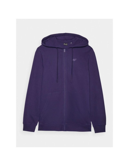 Bluza dresowa rozpinana z kapturem męska 4f 4fwmm00tswsm1768-31s