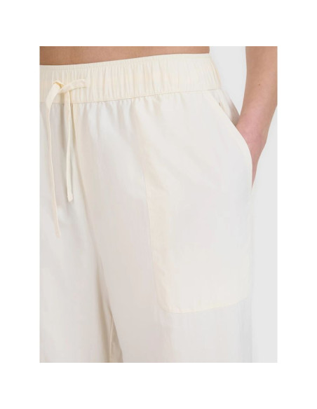 Spodnie damskie casual z szerokimi nogawkami 4f 4fwss25ttrof1012-11s