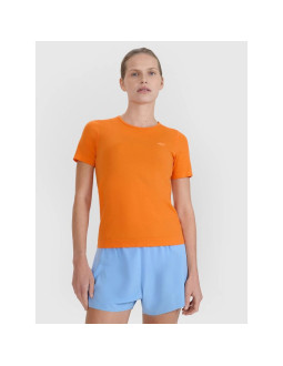 Koszulka do biegania w terenie regular damska 4f 4fwss25tftsf1266-70s