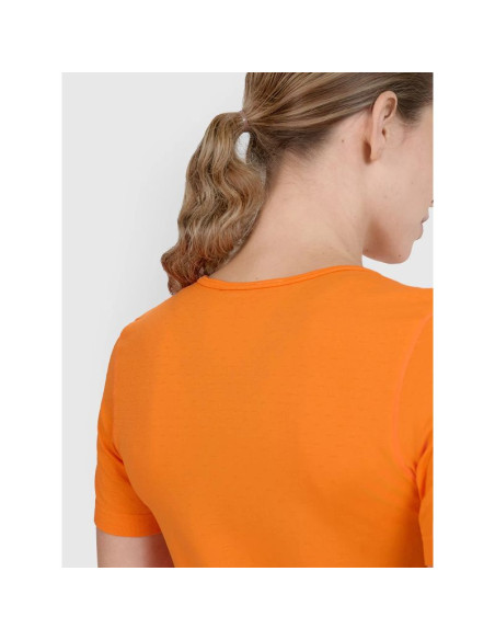 Koszulka do biegania w terenie regular damska 4f 4fwss25tftsf1266-70s