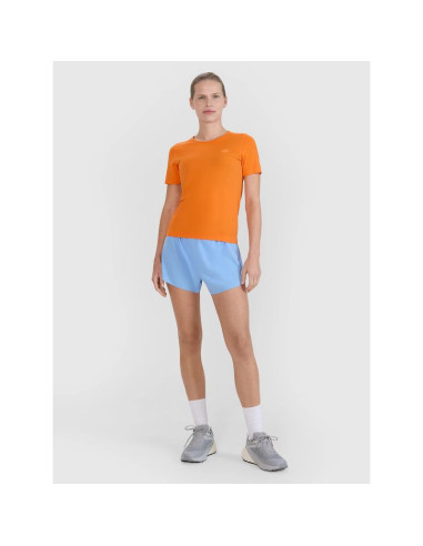 Koszulka do biegania w terenie regular damska 4f 4fwss25tftsf1266-70s