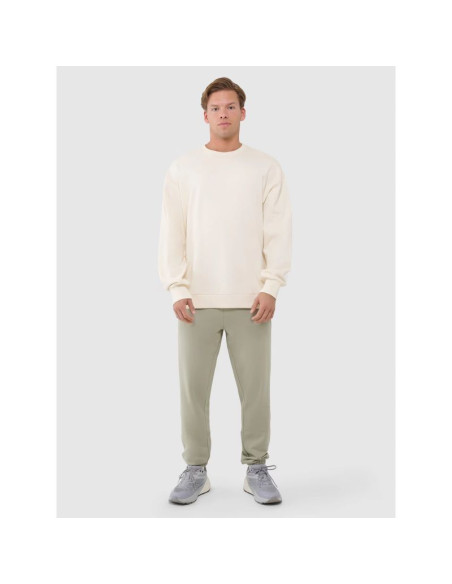 Bluza męska dresowa oversize nierozpinana bez kaptura 4f 4fwss25tswsm1536-80s-12s